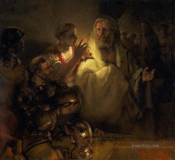 ピーターの否定 1660 レンブラント Oil Paintings